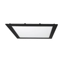 Luminária Led Plafon 12W 6500K Sobrepor Quadrado Preto Bivolt 7018910 Bellalux