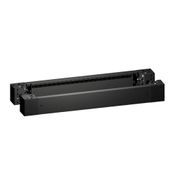 Base Soleira Frontalal e Traseira 100x600mm Aço Para Painel 2 Unidades Preto 9005 Rittal