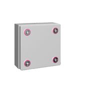 Caixa Passagem Aço Cinza 7035 IP66 150x150x80mm Sem Flange 1514000 Rittal