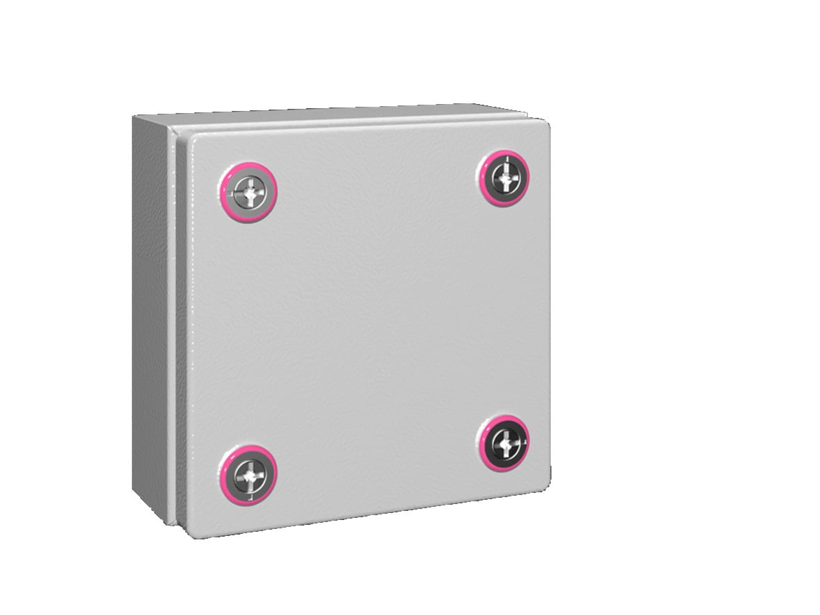 Caixa Passagem Aço Cinza 7035 IP66 150x150x80mm Sem Flange 1514000