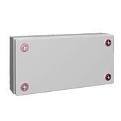 Caixa Passagem Aço Cinza 7035 IP66 150x300x80mm Sem Flange 1515000 Rittal