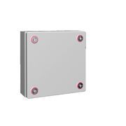 Caixa Passagem Aço Cinza 7035 IP66 200x200x80mm Sem Flange 1516000 Rittal