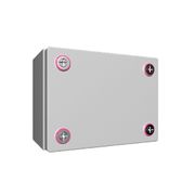 Caixa Passagem Aço Cinza 7035 IP66 150x200x120mm Sem Flange 1529000 Rittal