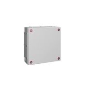 Caixa Passagem Aço Cinza 7035 IP55 300x300x120mm Com Flange 1535000 Rittal