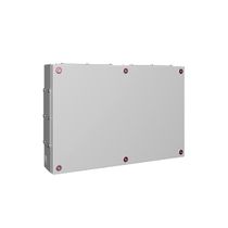 Caixa Passagem Aço Cinza 7035 IP55 400x600x120mm Com Flange 1540000 Rittal