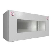 Quadro Comando Sobrepor Aço Pintado Cinza 7035 IP65 1 Porta Jan 200x400x155mm 16 Rittal