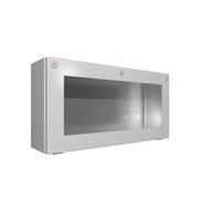 Quadro Comando Sobrepor Aço Pintado Cinza 7035 IP65 1 Porta Jan 300x600x155mm 16 Rittal