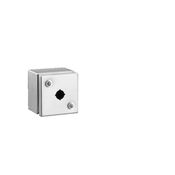 Botoeira Aço Inoxidável AI304 1 Furo 22,5mm 100x100x90mm 2384010 Rittal