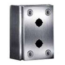 Botoeira Aço Inoxidável AI304 2 Furos 22,5mm 100x160x90mm 2384020 Rittal