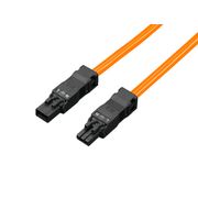 Cabo Conexão Passagem 1000mm 100240V Laranja 3 Polos Iluminação Led 2500530 Rittal