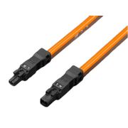 Cabo Conexão Passagem 1000mm 100240V Laranja 2 Polos Ul Iluminação Led 2500 Rittal