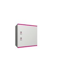 Quadro Comando Sobrepor Poliester Pintado Cinza 7035 IP66 1 Porta 400x400x200mm 1 Rittal