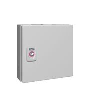 Quadro Comando Sobrepor Aço Pintado Cinza 7035 IP66 1 Porta 200x200x80mm 1546000 Rittal