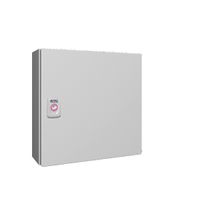 Quadro Comando Sobrepor Aço Pintado Cinza 7035 IP66 1 Porta 300x300x120mm 1555000 Rittal