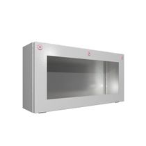 Quadro Comando Sobrepor Aço Pintado Cinza 7035 IP65 1 Porta Jan 300x600x155mm 16 Rittal