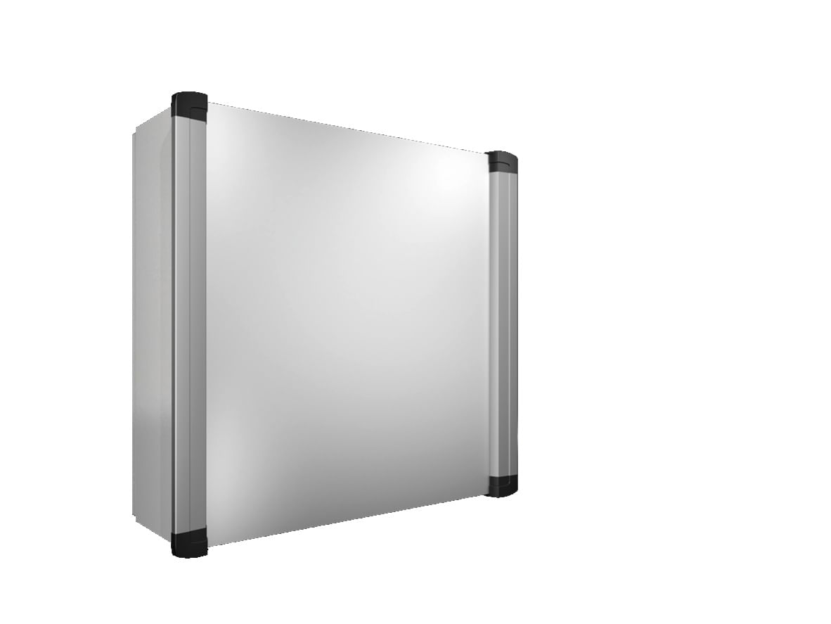 Caixa Painel Com Aço Cinza 7035 Ip55 1 Porta 600x600x210mm 6320650