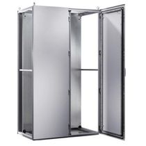 Painel Modular Aço Pintado Cinza 7035 IP55 2 Portas 2000x1000x400mm 80 Rittal