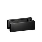 Elemento 600x200mm Aço Cantoneira Base Soleira Frontalal e Traseira 2 Unidades Pret Rittal