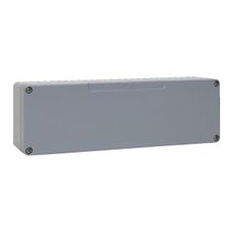 Caixa Passagem Alumínio Cinza 7001 IP66 80x250x58mm Sem Flange 9107210 Rittal
