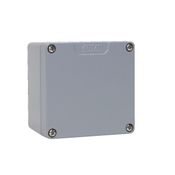 Caixa Passagem Alumínio Cinza 7001 IP66 120x122x82mm Sem Flange 9108210 Rittal