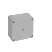 Caixa Passagem Policarbonato Cinza 7035 IP66 110x110x66mm Sem Flange 9506000 Rittal