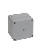 Caixa Passagem Policarbonato Cinza 7035 IP66 110x110x90mm Sem Flange 9507000 Rittal