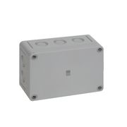 Caixa Passagem Policarbonato Cinza 7035 IP66 94x130x57mm Sem Flange 9508050 Rittal