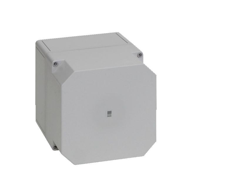 Caixa Passagem Policarbonato Cinza 7035 IP66 180x182x165mm Sem