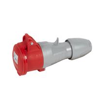 Tomada Acoplado 3P+T 16A 415V Cinza E Vermelho Ip44 555108 Cemar Legrand