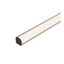 Perfil Alumínio Preto Sobrepor 20X20Mm 1M 7018108 Ledvance