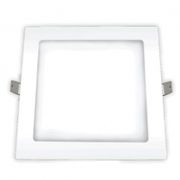 Luminaria LED Plafon Quadrado Embutir Branca Bivolt 2700K 36W Fa 03203A Ourolux