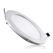 Luminária LED Comercial Plafon Redondo Embutir Branco Bivolt 6400K 24W 03204 Ourolux