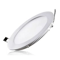 Luminaria LED Plafon Redondo Embutir Branca Bivolt 6400K 12W Fa 03208 Ourolux