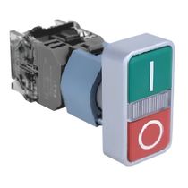 Botão Duplo Iluminado 220VCA 1NA1NF Verde e Vermelho 3SB71363CA241MK0 Siemens