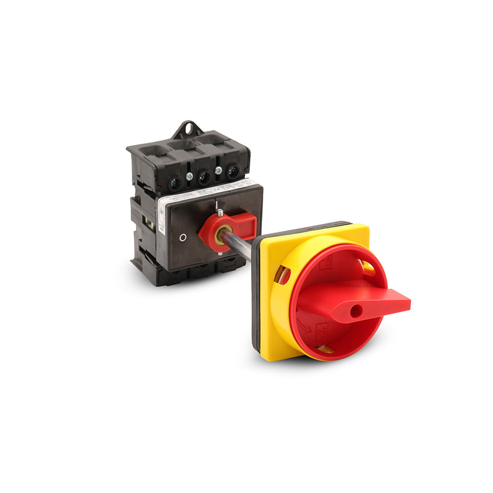 Chave Secc 4P 20A 220-440V MSE20CSP4M1SC - Margirius - Dimensional