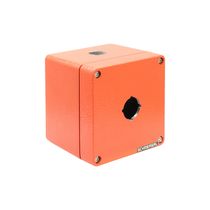 Caixa Alumínio P1/0122-C Laranja 100x100x80 Ace Schmersal