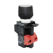 Botão De Comando 022 Faceado 1NA/1NF Com Soquete BA9S + Led BP2/12 + EL111 + S1LS/10 125Vca/cc BA9S Ace Schmersal