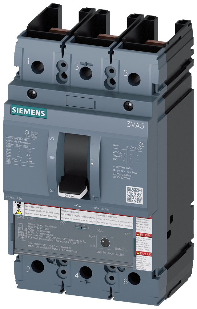 Disjuntor Mini Tripolar 40A 400/440VCA K 10KA S200 S203K40 Abb