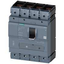 Disjuntor Caixa Moldada Tetrapolar Térmico/Magnético Ajustável 380VCA 400A 36KA Sentron 3Va13404Ef420Aa0 Siemens