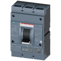 Disjuntor Caixa Moldada Tripolar Eletrônico 500VCA 1000A 65KA Sentron 3Va66106Hl320Aa0 Siemens