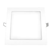 Luminaria LED Plafon Quadrada Embutir Branca Bivolt 4000K 24W 03205B Ourolux