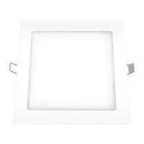 Luminaria LED Plafon Quadrada Embutir Branca Bivolt 4000K 24W 03205B Ourolux