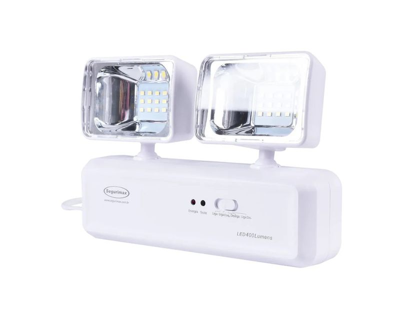 Luminária Iluminação Emergência 18 Leds Bivolt 25919 Segurimax