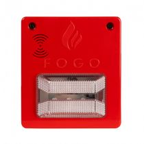 Sinalizador Audiovisual Alarme 12/24V 1 Led Vermelho 90Db Ip20 27707 Segurimax