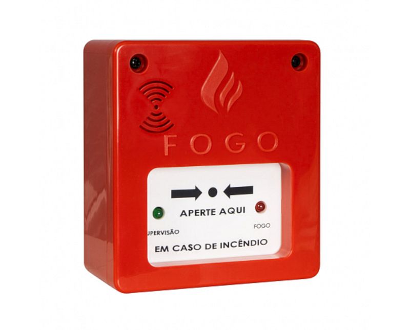 Acionador Manual Com Sirene 12/24V Sistema Alarme 27706 Segurimax