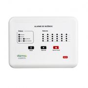 Central Alarme Incêndio Convencional Bivolt Bateria 24V 26824 Segurimax