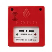 Acionador Manual Com Sirene Endereçável Compact 31232 Segurimax