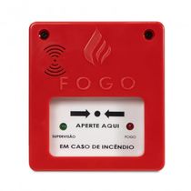 Acionador Manual Com Sirene Endereçável Compact 31232 Segurimax