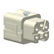 Porta Contato Femea 4P+T 10A PD04SF Kap