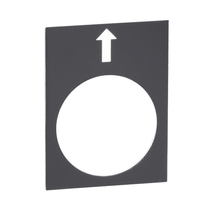 Etiqueta Tpla Seta Esquerda 30X40Mm Pt/Br ZB2BY2910 - Schneider